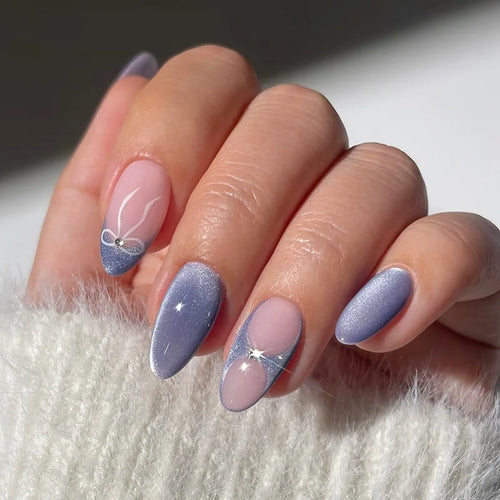 24 Pc Vibrant Almond Press-On Nail Set