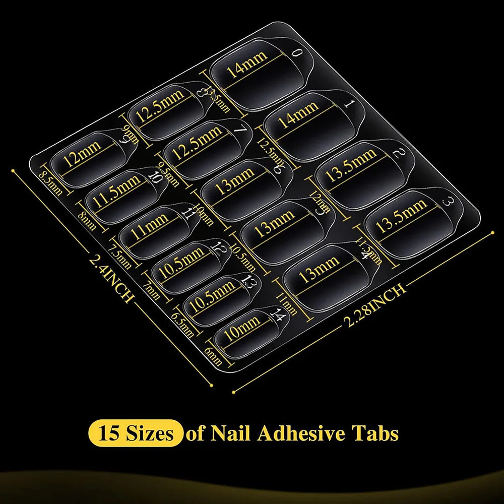 600-Piece Nail Adhesive Tabs