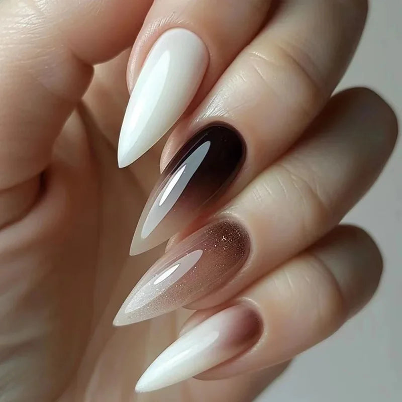 Butterfly Press-On Nails with Jelly Glue