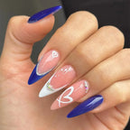 Butterfly Press-On Nails with Jelly Glue