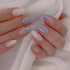 24 Pc Vibrant Almond Press-On Nail Set