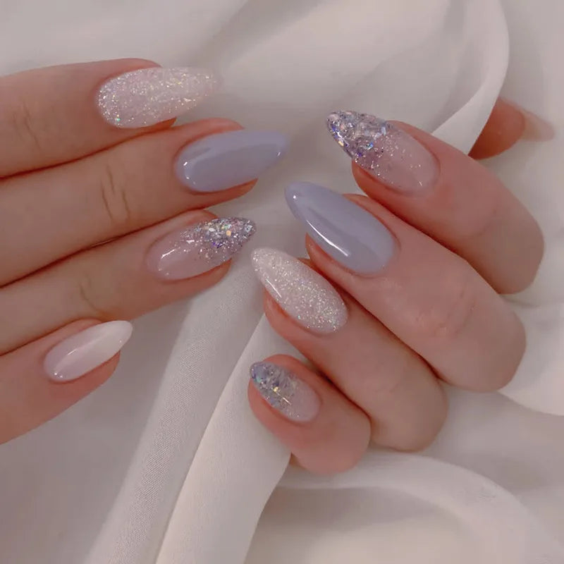 24 Pc Vibrant Almond Press-On Nail Set