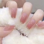 Gradient Ballerina Press-On Nails