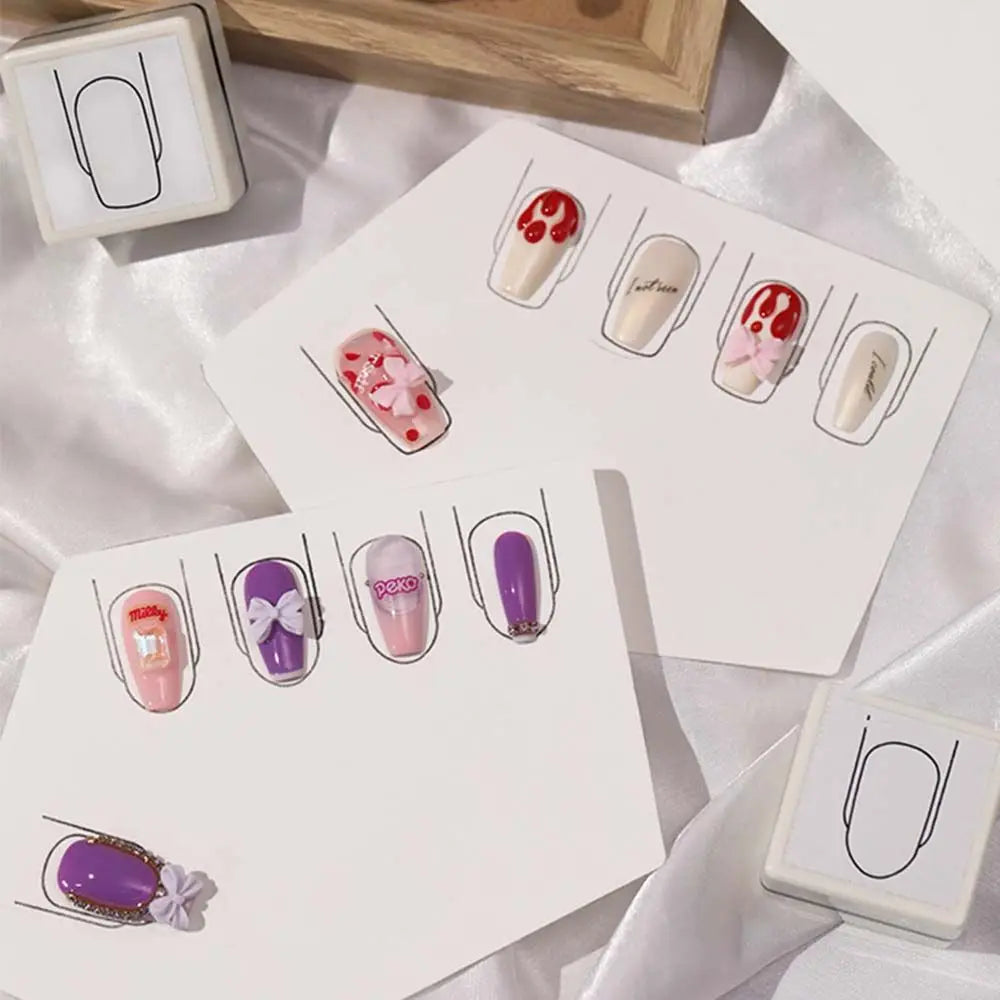 Nail Art Practice Template