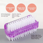 Double-Sided Nail Cleaning Brush