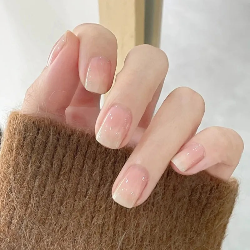 Gradient Ballerina Press-On Nails