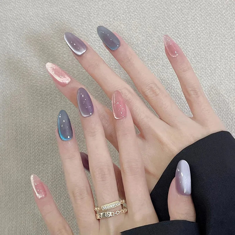 24 Pc Vibrant Almond Press-On Nail Set