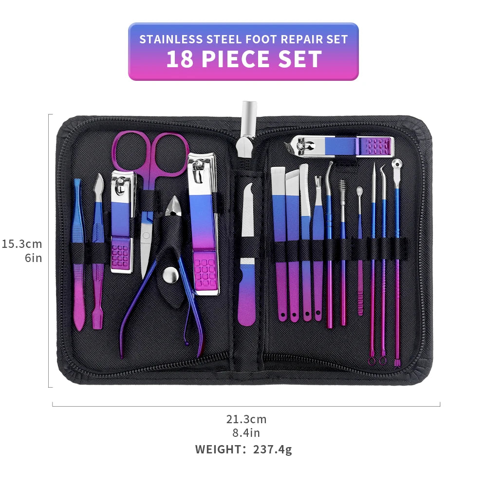Professional Manicure & Pedicure Kit