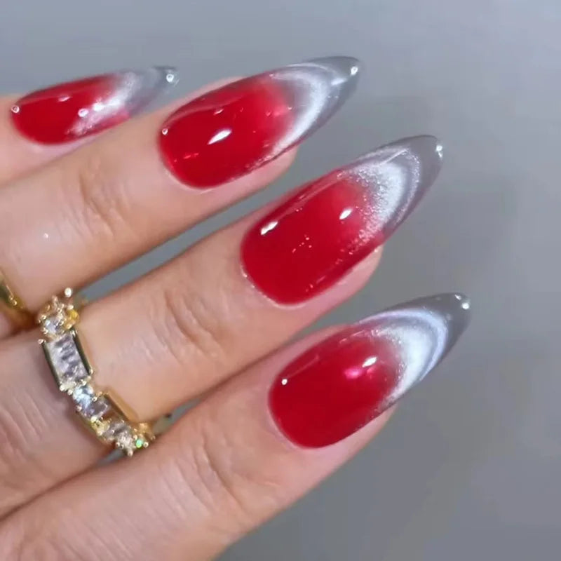 Butterfly Press-On Nails with Jelly Glue