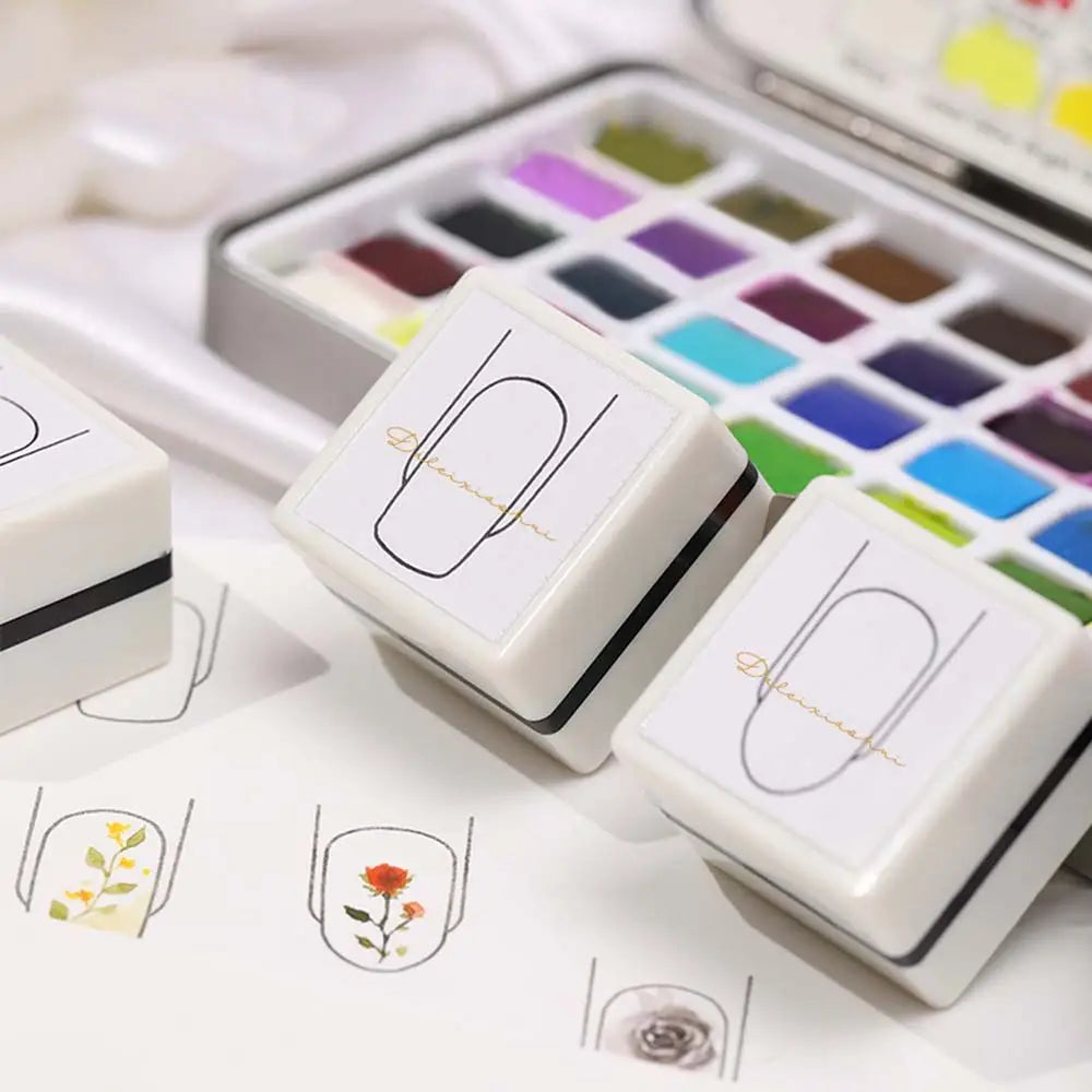 Nail Art Practice Template